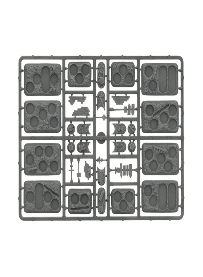 Flames of War Battlefront Miniatures Flames of War: Plastic Bases - Rubble - Image 3